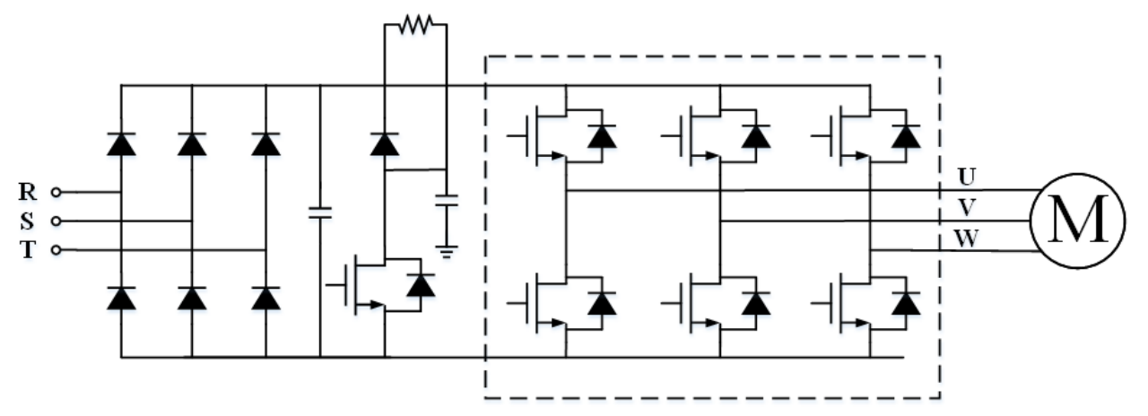 電機(jī)驅(qū)動(dòng)SJ-IGBT電路圖
